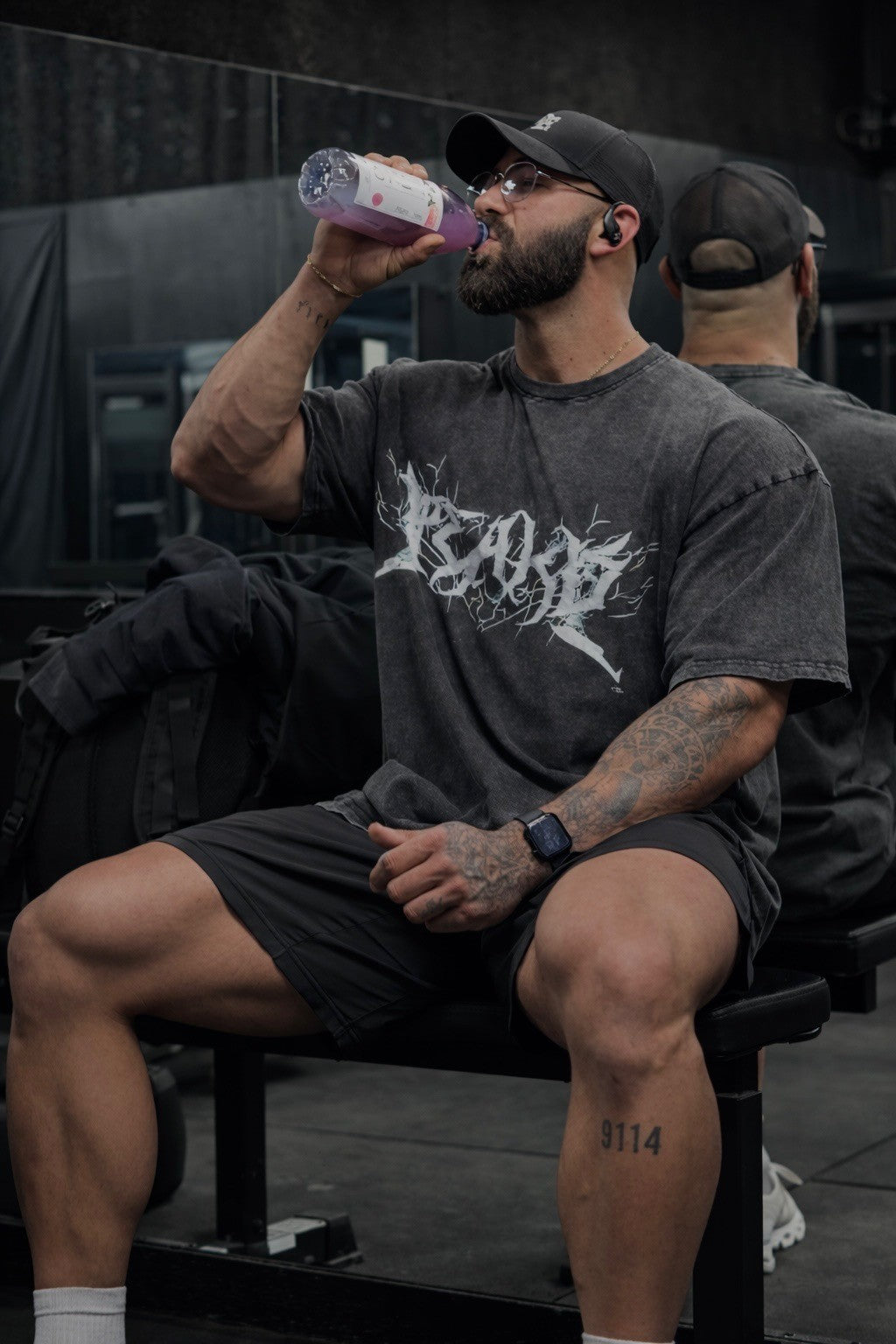 Acid Wash Oversize T-Shirt - Heavy Metal Tee