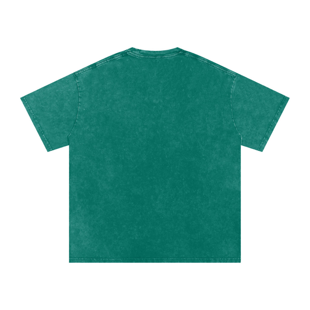 Acid Wash Oversize T-Shirt - Heavy Metal Tee
